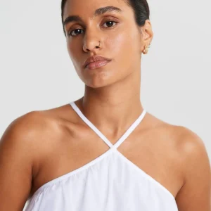 Prix très abordable Gina Tricot Delilah Cropped Singlet White 6