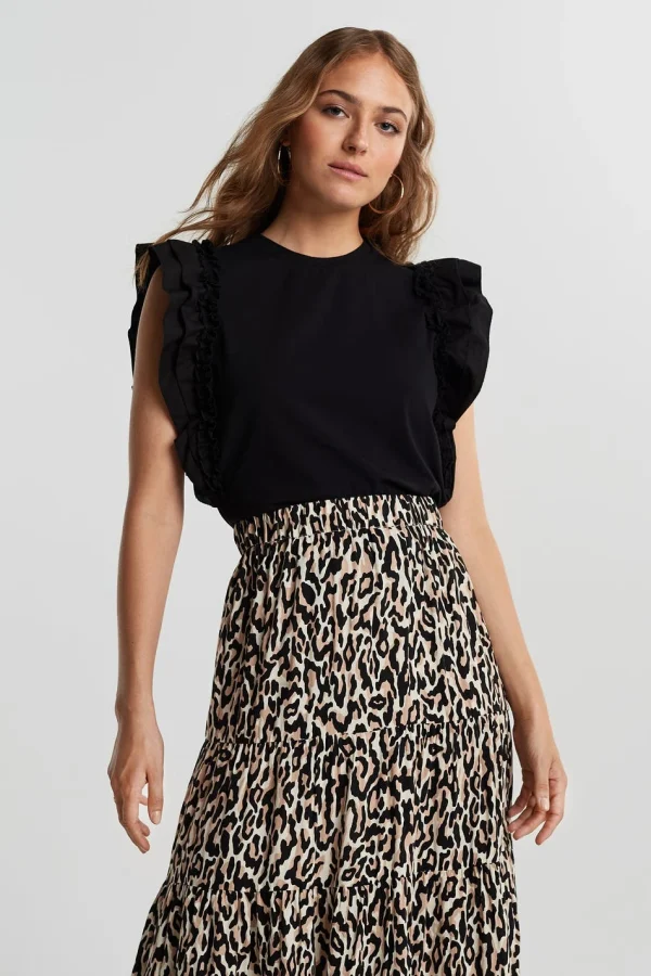 Satisfait ou Remboursé Gina Tricot Josefina Top Black 1