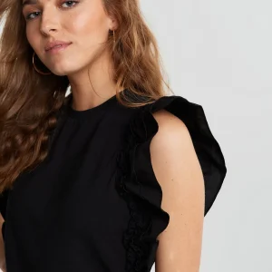 Satisfait ou Remboursé Gina Tricot Josefina Top Black 6