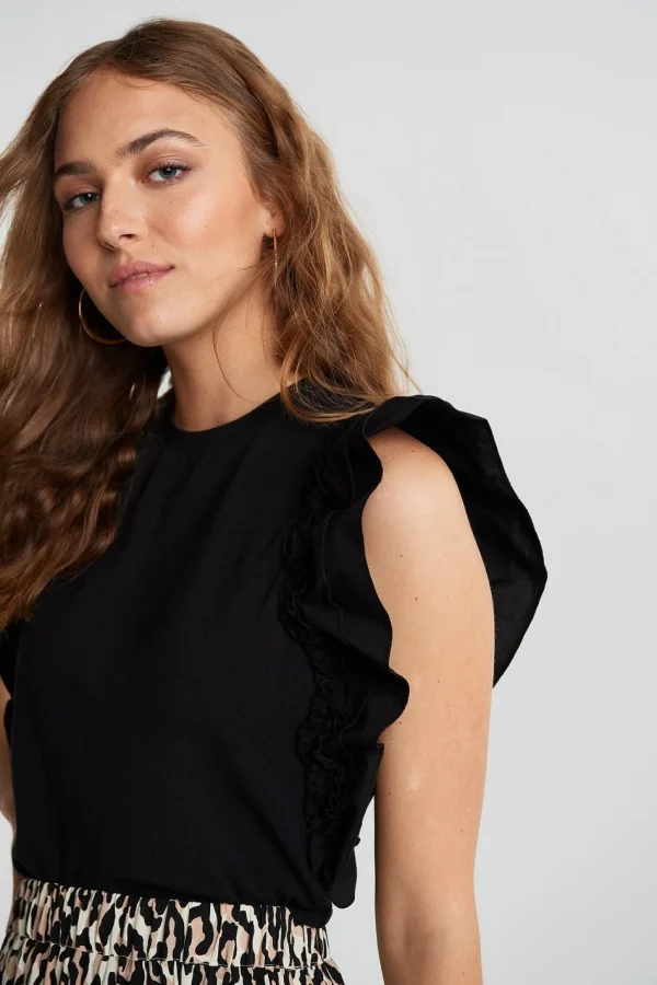 Satisfait ou Remboursé Gina Tricot Josefina Top Black 3
