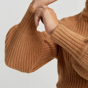 Gina Tricot Rosie Knitted Sweater Indian Tan pas cher en vente 6