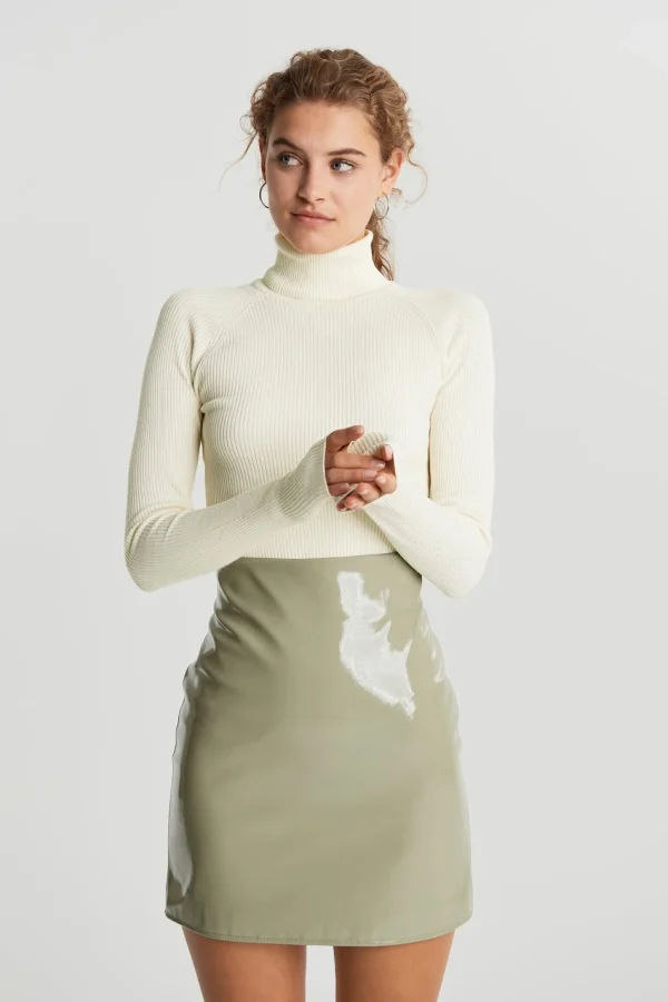 excellente qualité Gina Tricot Sigrid Knitted Top Warm White 1