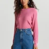 Gina Tricot Greta Knitted Sweater Begonia Pink marque pas cher en ligne 10