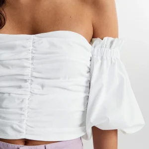 boutique en ligne Gina Tricot Odette Off Shoulder Blouse Offwhite 6